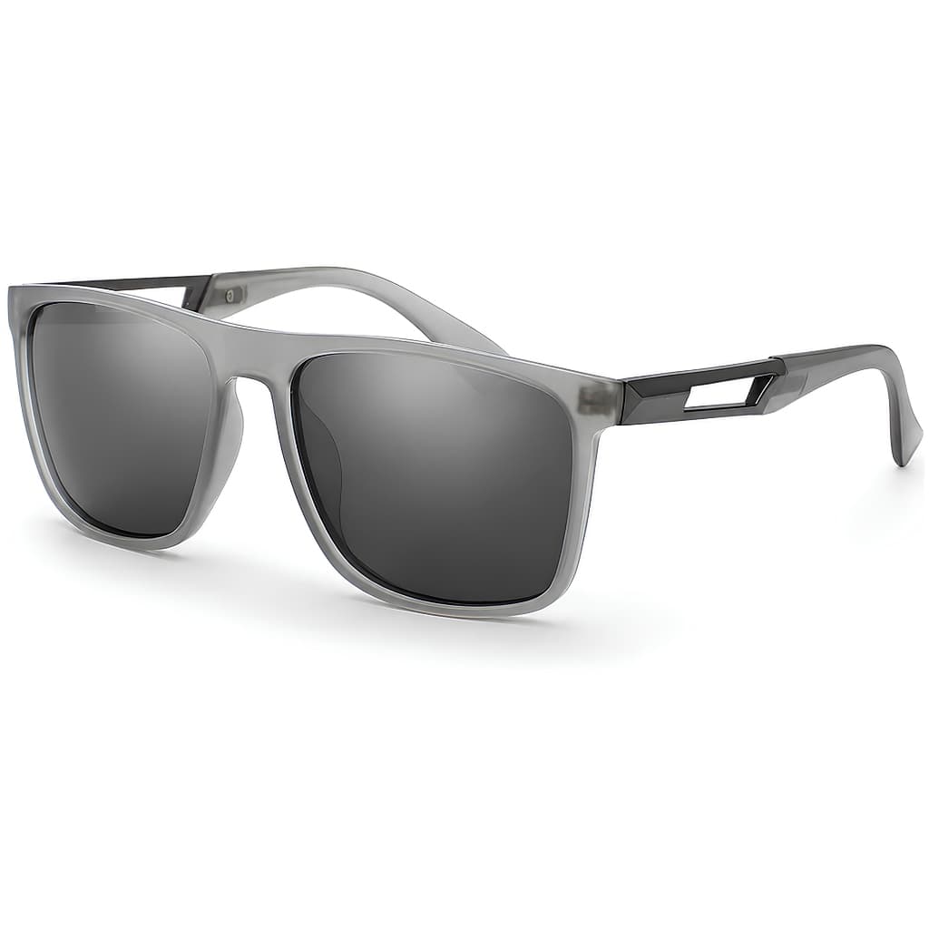 Óculos de Sol Lente Polarizada Masculino Armação Cinza Original Village Heaven 6288