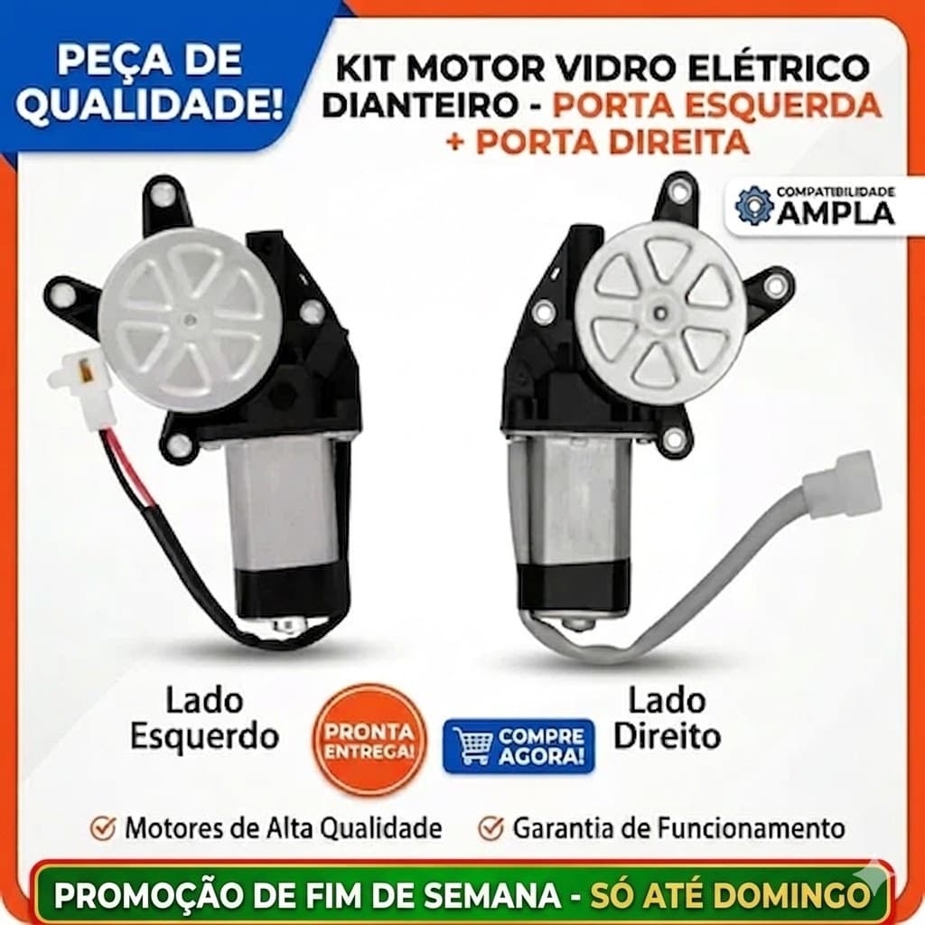 Par De Motor Vidro Eletrico Universal Modelo Mabuchi 12v 8d