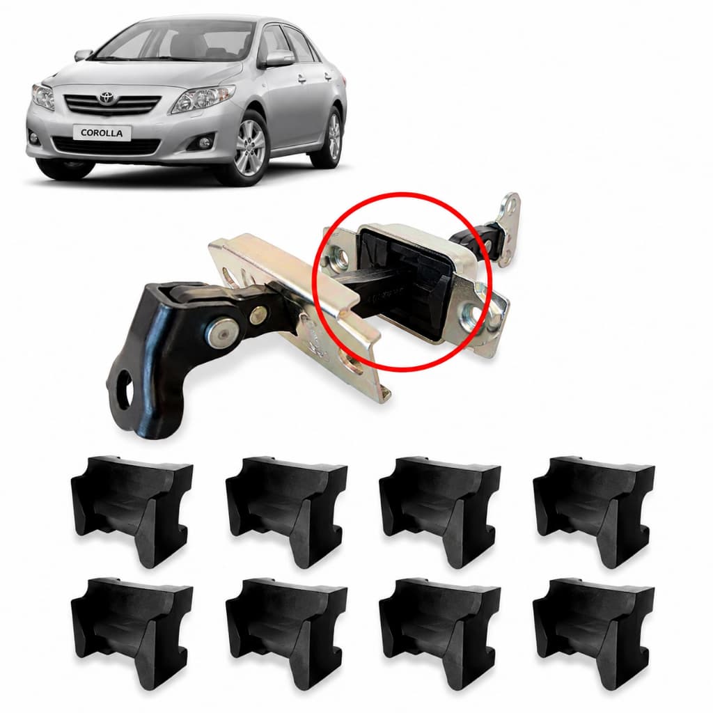 Kit Reparo Limitador De Porta Corolla 09-14 Para As 4 Portas