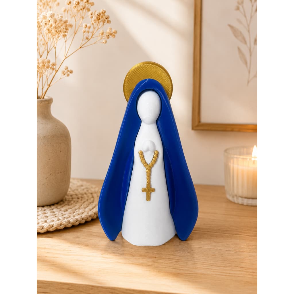 Nossa Senhora Aparecida Decorativa | Imagem Católica Religiosa | Presente de Fé