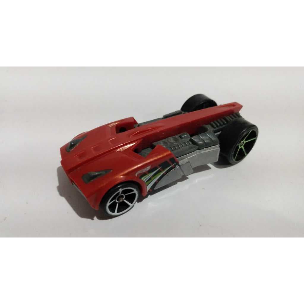 Carrinho Hot Wheels incompleto Hot Wheels Buzz Bomb vermelho de 2007