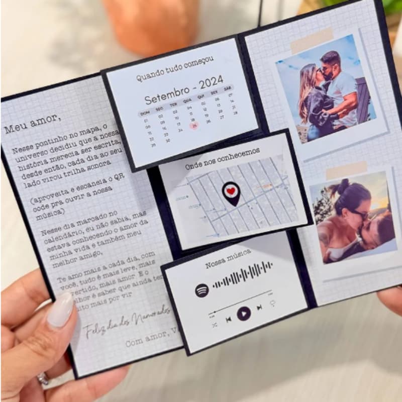 Cartão Afeto| Personalizado| Dia dos namorados| Presente