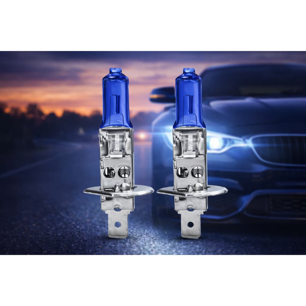 10 Lâmpadas Super Branca H1 12v 55w Farol Alto, Baixo,neblina