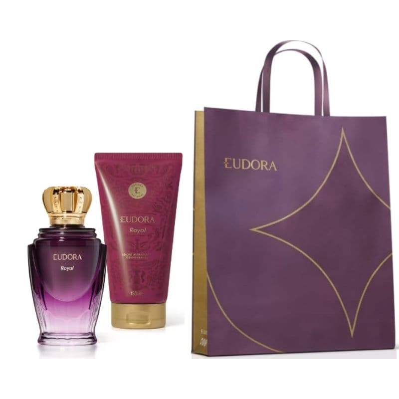 Eudora Royal: Desodorante Colônia 100ml,Loção Corporal 150ml