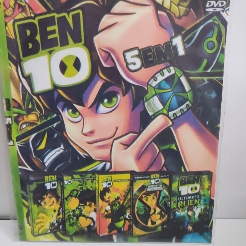 dvd ben 10 5x1 novo copia