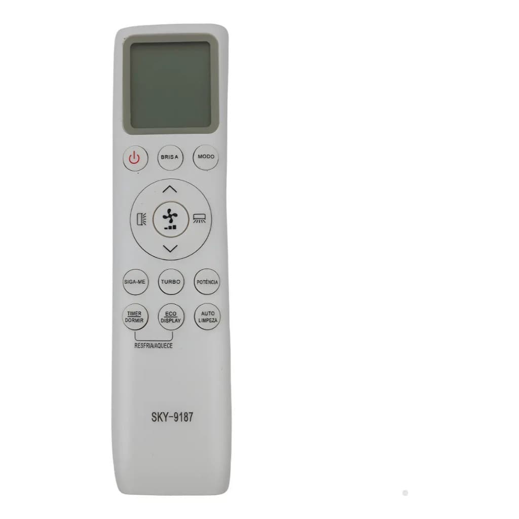 Controle de Ar Condicionado TCL SKY-9187 Compativel