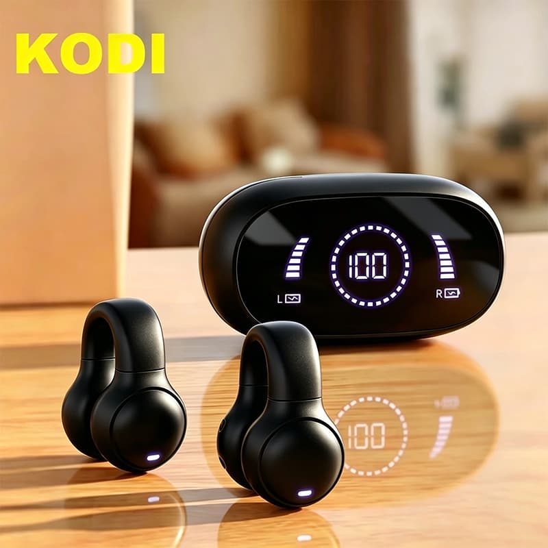 Bluetooth 5.4 Ear Hook Headphones Mini Stereo Wireless Earphones For Android IOS - B4