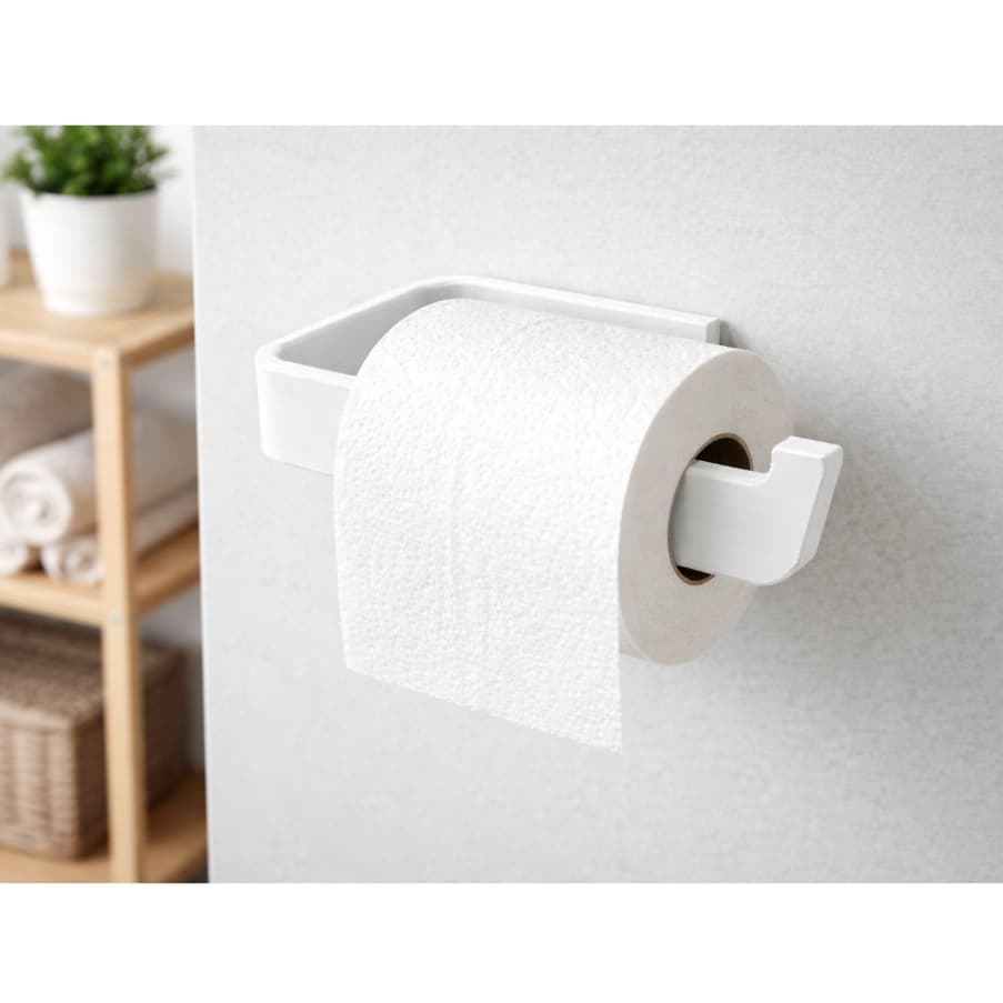 Suporte Papel Higiênico Adesivo Banheiro Sem Furadeira Forte