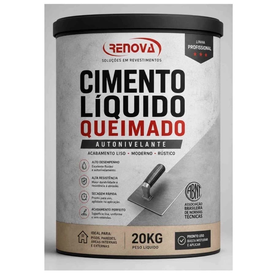 Cimento queimado liquido espeçial RENOVA KIT 20KG