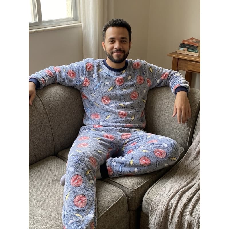 Pijama Flecce  Softy Peluciado