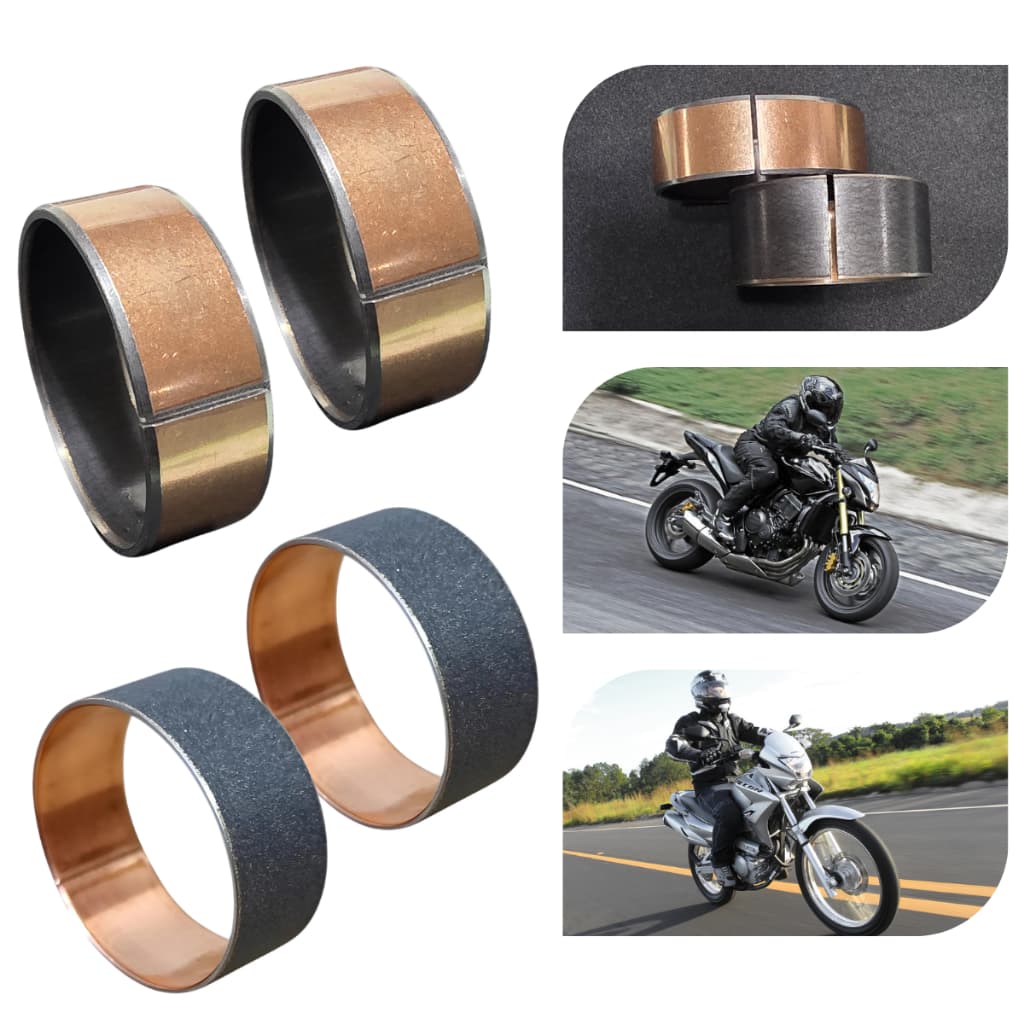 Kit Bucha Interna e Externa Guia Bengala Nx 400 Falcon Cb 600 Hornet