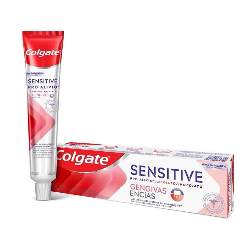 Creme Dental Colgate Sensitive Gengiva 90g Alívio Imediato