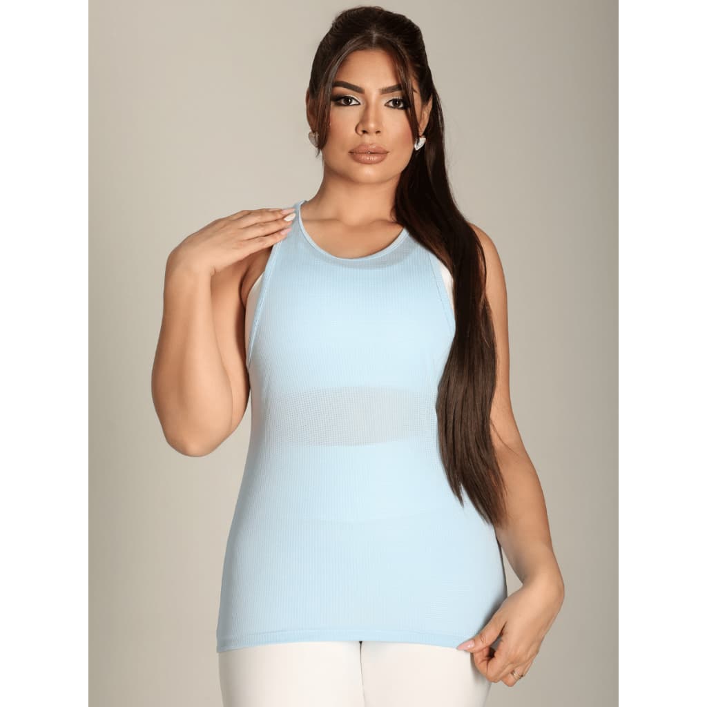 Regata Dry Fit Feminina Academia Fitness Treino Caminhada