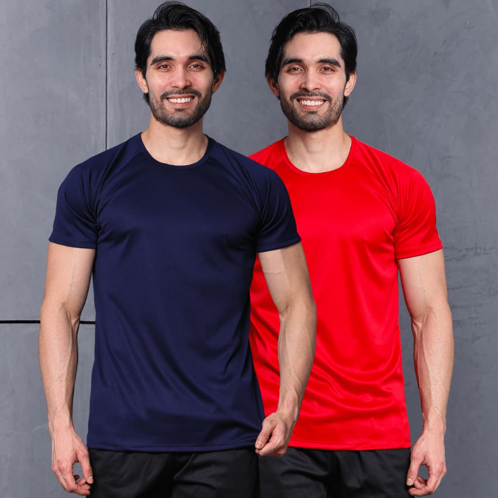 Kit 2 Camiseta Masculina Dryfit Camisa Manga Curta Gola Redonda Blusa Masculino Premium