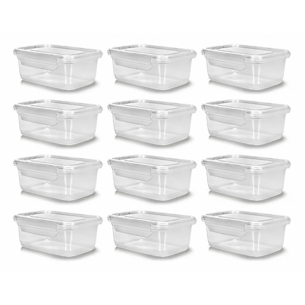 Kits de Marmita fitness Potes 400ml Travas Laterais --> BPA FREE organizadores de alimentos vasilhas