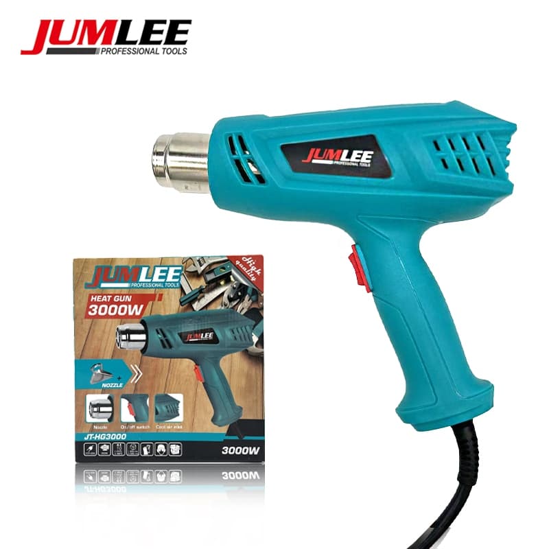 Soprador Térmico JUMLEE 3000W Bivolt - Duas Velocidades, 495°C, Ideal para Decapagem e Encolhimento
