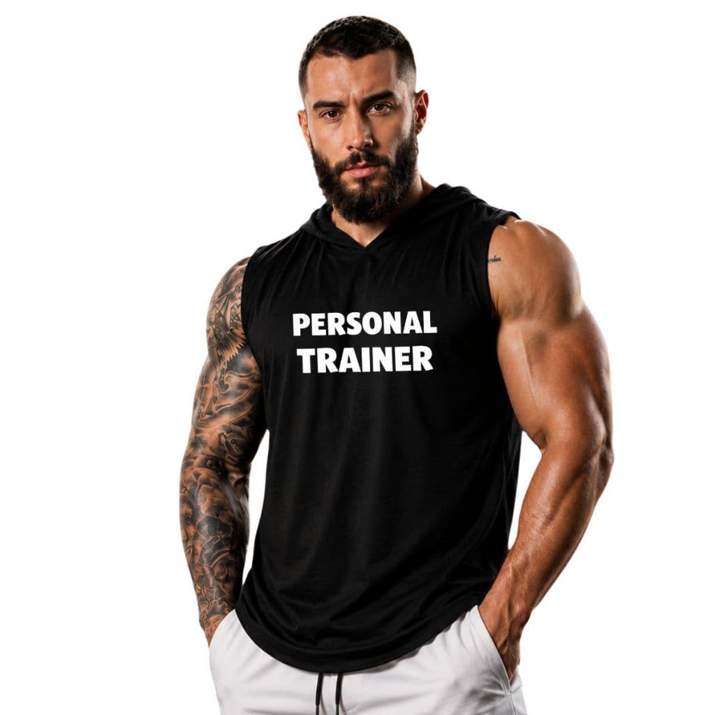 Regata Com Capuz Academia Personal Trainer Oversized Treino
