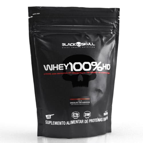 Whey 100% HD Refil 900g - Black Skull (Novos Sabores)