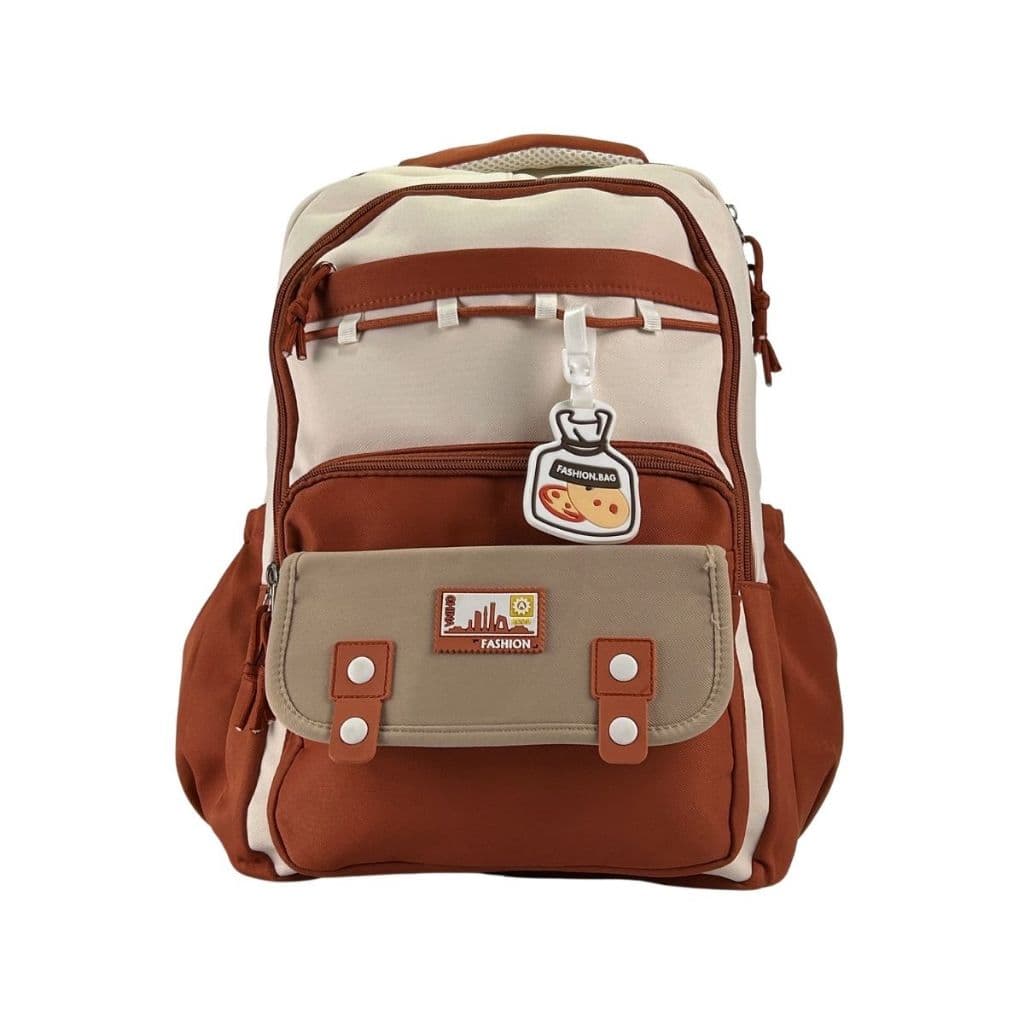 Mochila Escolar Juvenil Feminina Reforçada com Chaveiro