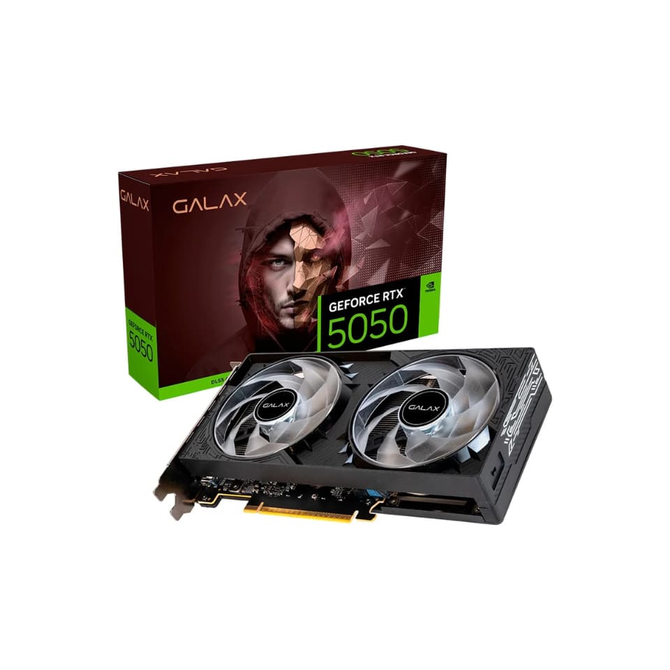 VGA PCI-e GeForce RTX5050 GALAX 1-Click OC TecLab Lite 8GB DDR6 128 bits [55NSL8MHDXRE] (2xHDMI/2xDP)