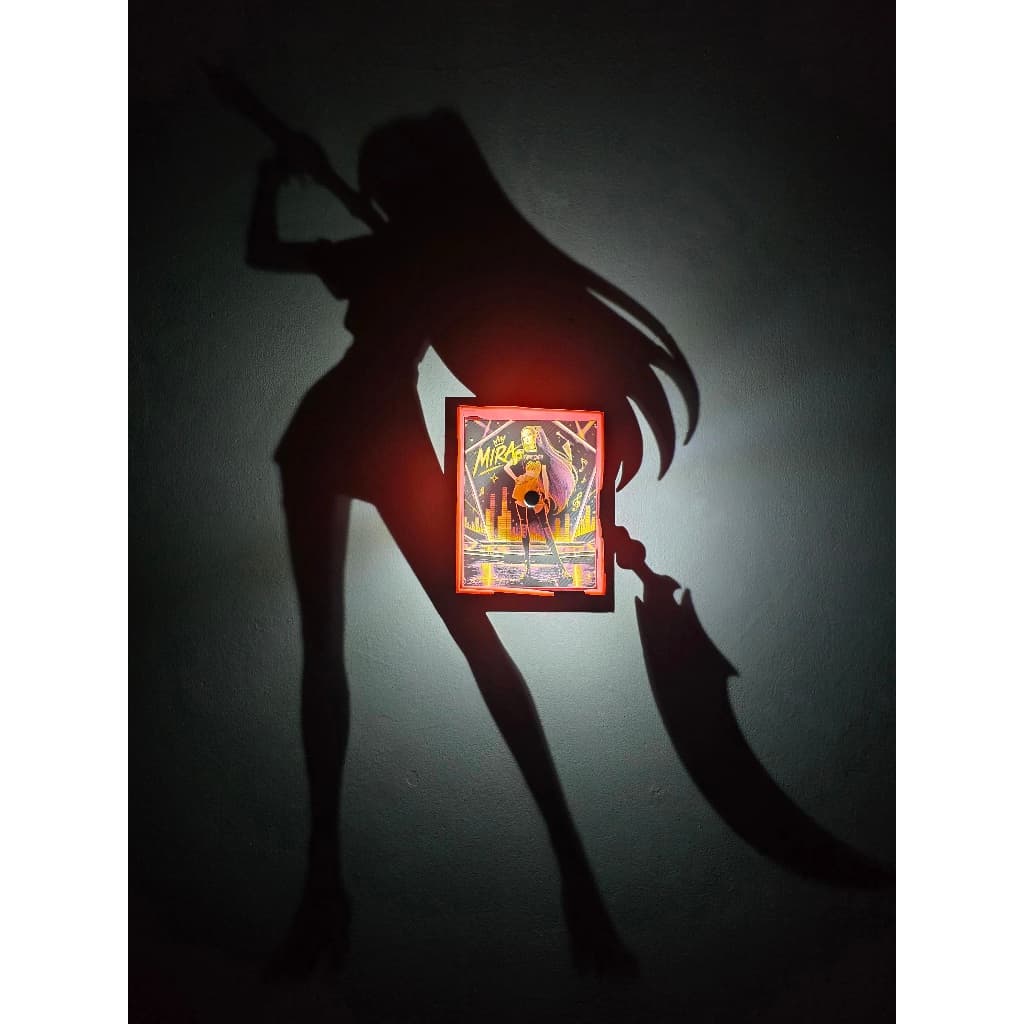 Luminária de Sombra Mira | KPop Demon Hunters