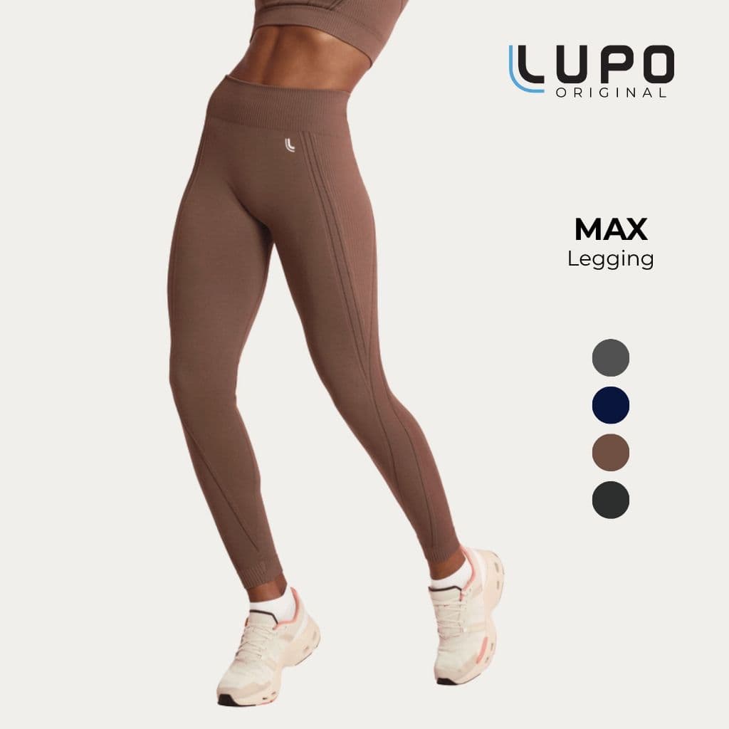 Calça Legging Max Lupo Feminina Cintura Alta Ajuste Perfeito Original