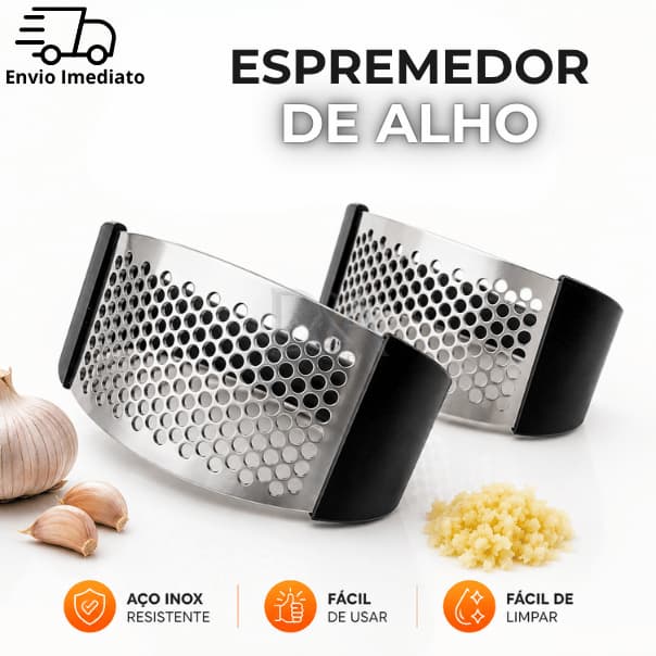 1 OU 2 Espremedor De Alho Fácil E Prático Triturador Amassador De Inox