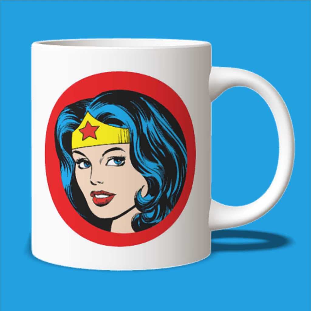 Caneca de Cerâmica Mulher Maravilha Pop 325 ml