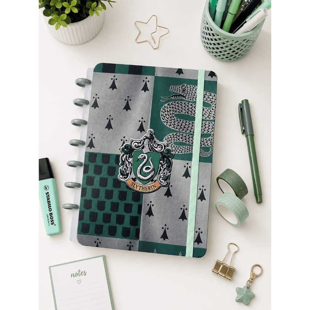 Caderno de disco Harry Potter - Sonserina