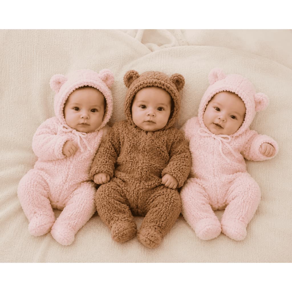 macacão peluciado, roupa ursinho, acessório newborn, ensaio fotográfico bebê, bebê recém nascido, macacão inverno bebê,