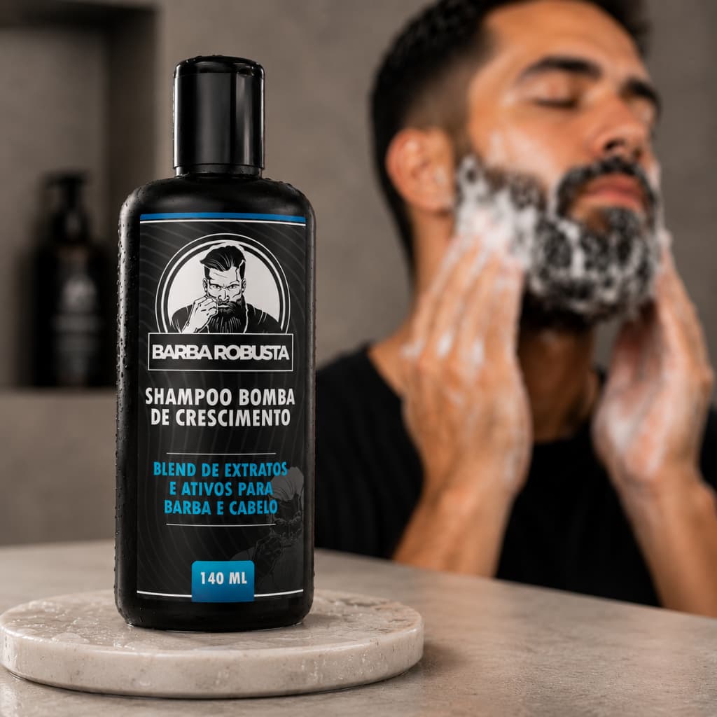 Shampoo para Barba Robusta - Cuidado Essencial para Barba