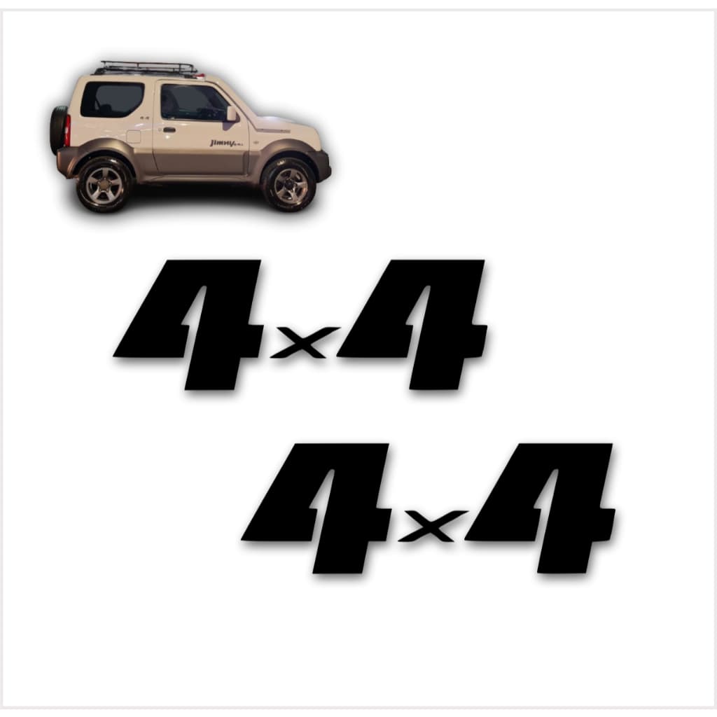 Emblema Adesivo 4x4 Suzuki Jimny, Grand Vitara 4sport