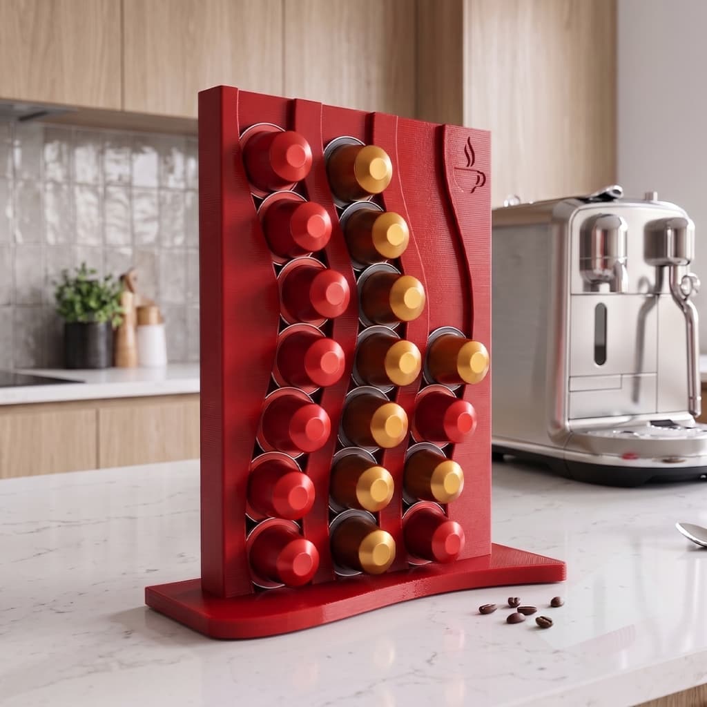 Porta Cápsulas Nespresso Suporte Organizador de Mesa para Cantinho do Café