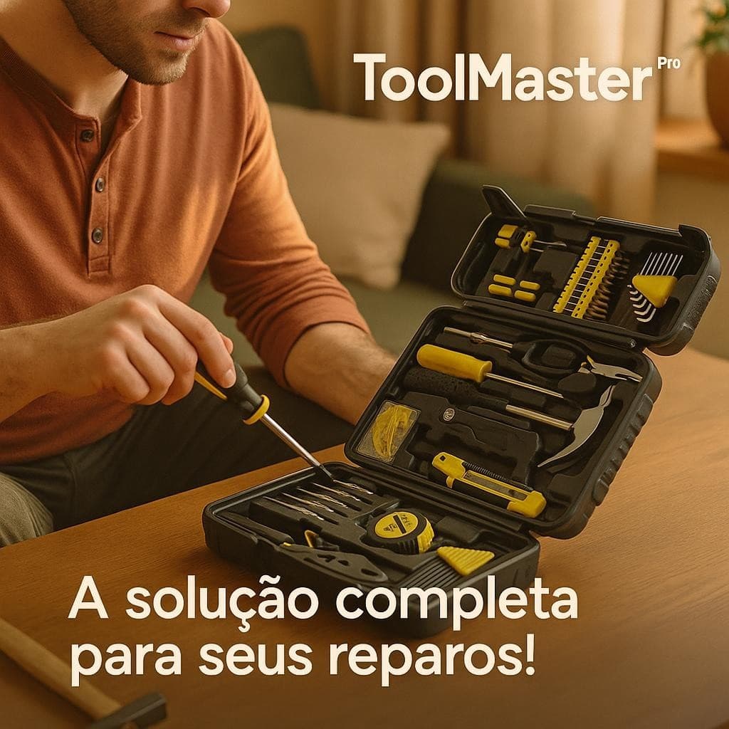 Kit de ferramentas 200 peças maleta compacta para reparos