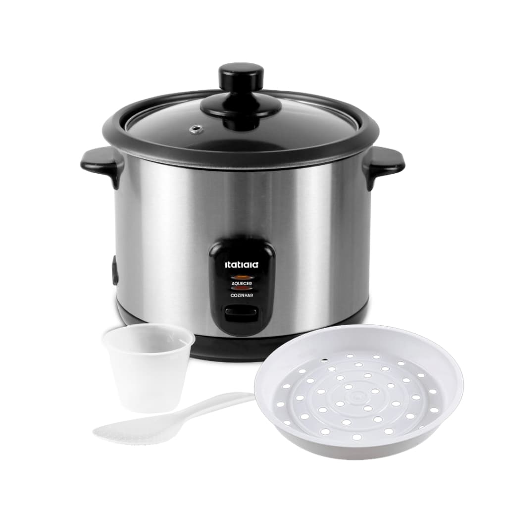 Panela de Arroz Elétrica Itatiaia Midi 8 Xícaras Antiaderente Cozinha Prática