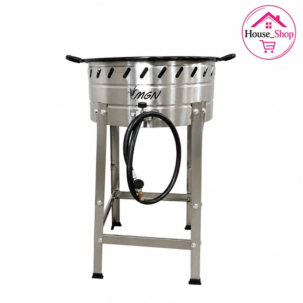 Fritador Fogão A Gas Sem Tacho Pasteleiro N18 Inox Alta Pressão Batata Pastel Salgado Promoção