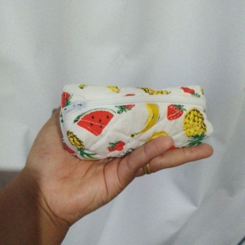 Porta Agulhas de Crochê Forrado com Zíper | Estojo Artesanal