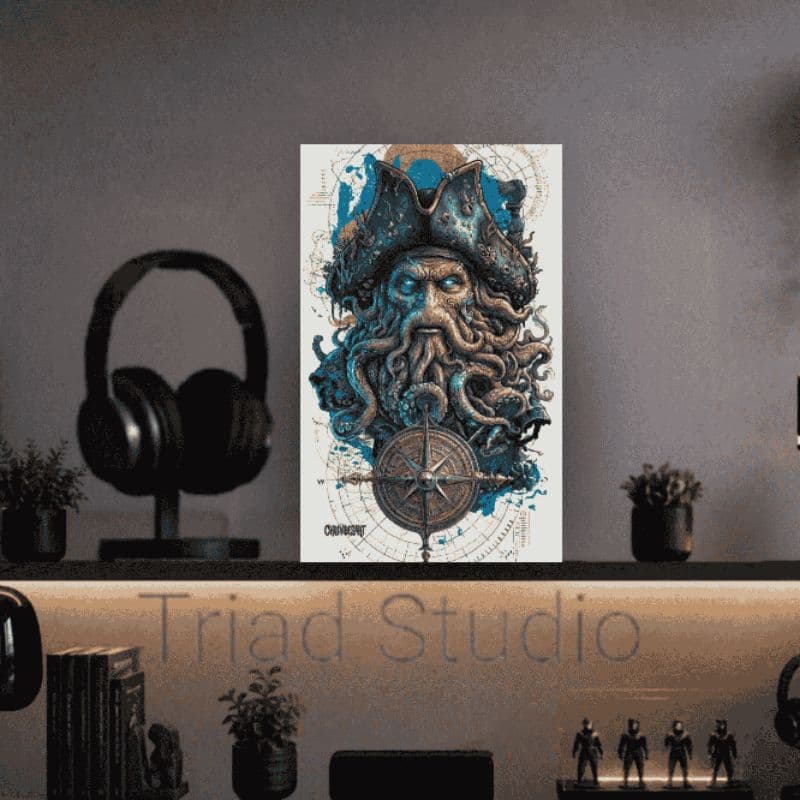 Quadro Decorativo Piratas do Caribe Jack Sparrow MDF 3mm Alta Qualidade Decoração Geek Premium Filme