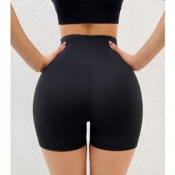 kit Short feminino Slim academia cintura alta modeladora fitness  confortável envio imediato