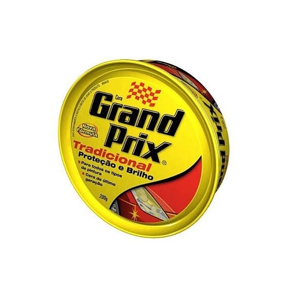 Grand Prix Cera Automotiva Tradicional em pasta lata 200 gr