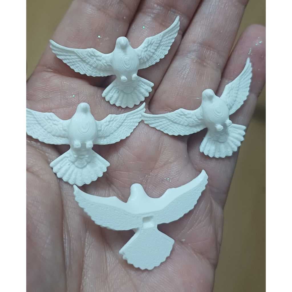 Divino Espírito Santo 4cm Kit |Peças Lembrancinha Batizado Casamento | Aplique| Artesanato |Pronta Entrega