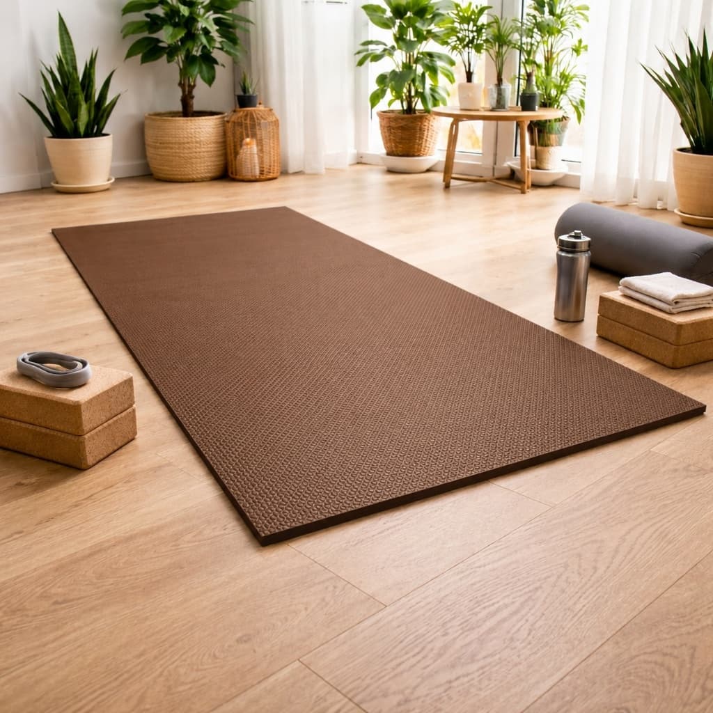 Tatame EVA 2x1m 10mm Sem Encaixe – Alta Resistência Academia, Crossfit, Pilates, Funcional, Camping