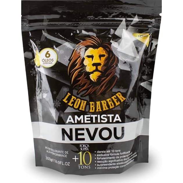 Pó Descolorante Ametista Nevou Leon Barber Profissional