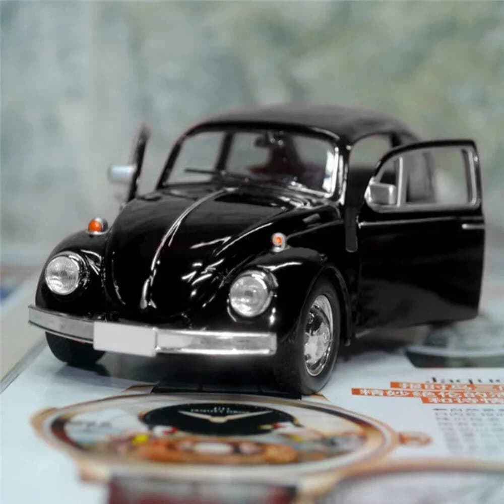 Carrinho Fusca Miniatura de Metal 1:38 | Brinquedo Colecionável