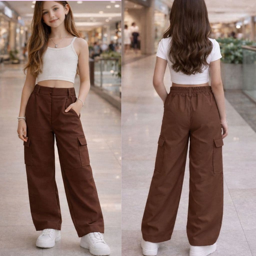 Calça Alfaiataria Juvenil Infantil  menina 6 aos 16 anos com bolsos funcionais outono/inverno