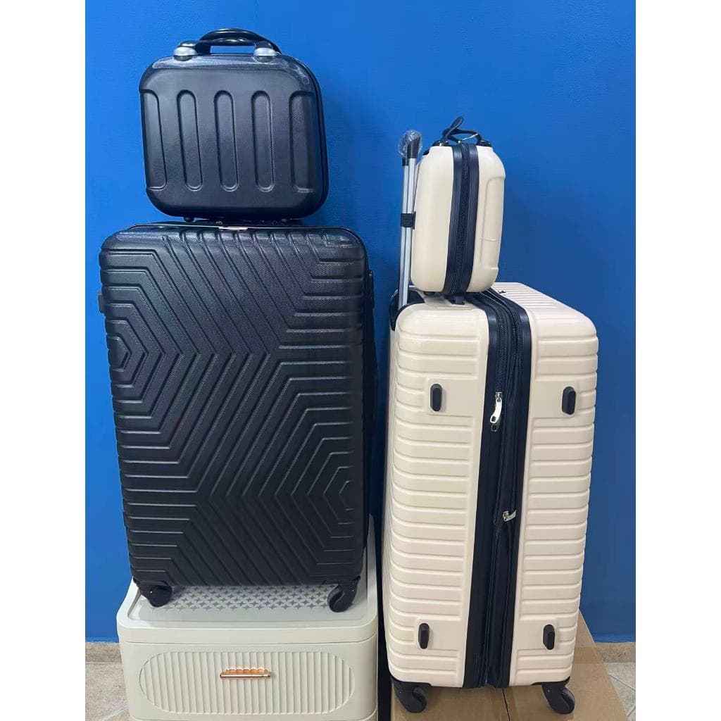 KIT Mala EXPANSIVEL＋Frasqueira De Viagem Zíper Duplo Com Rodinha REMOVIVEIS 360º