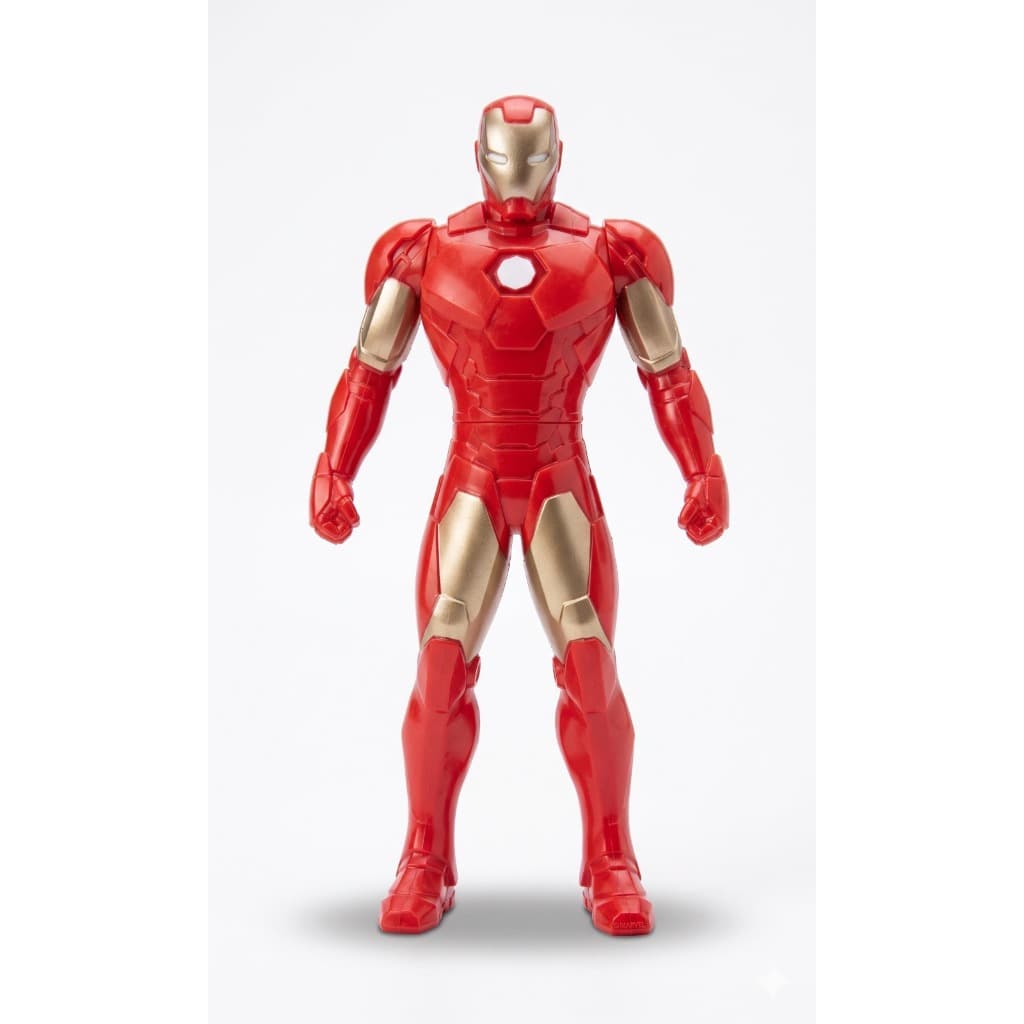 Boneco Heróis Marvel Homem de Ferro Premium 24cm Avengers Heroes Articulado Brinquedo Infantil