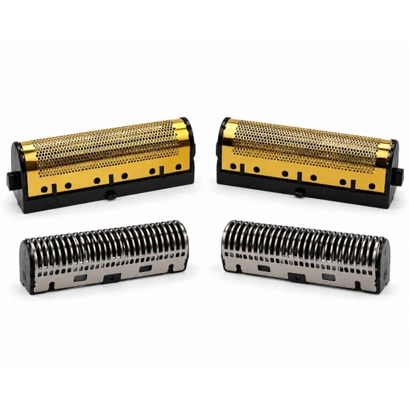 Refil Telas e Lâminas Shaver VGR V-377 Kemei KMTX1 TX3 1102 2026 Force Barber Babylss PRO UV Wah Vanish Ands Compatível