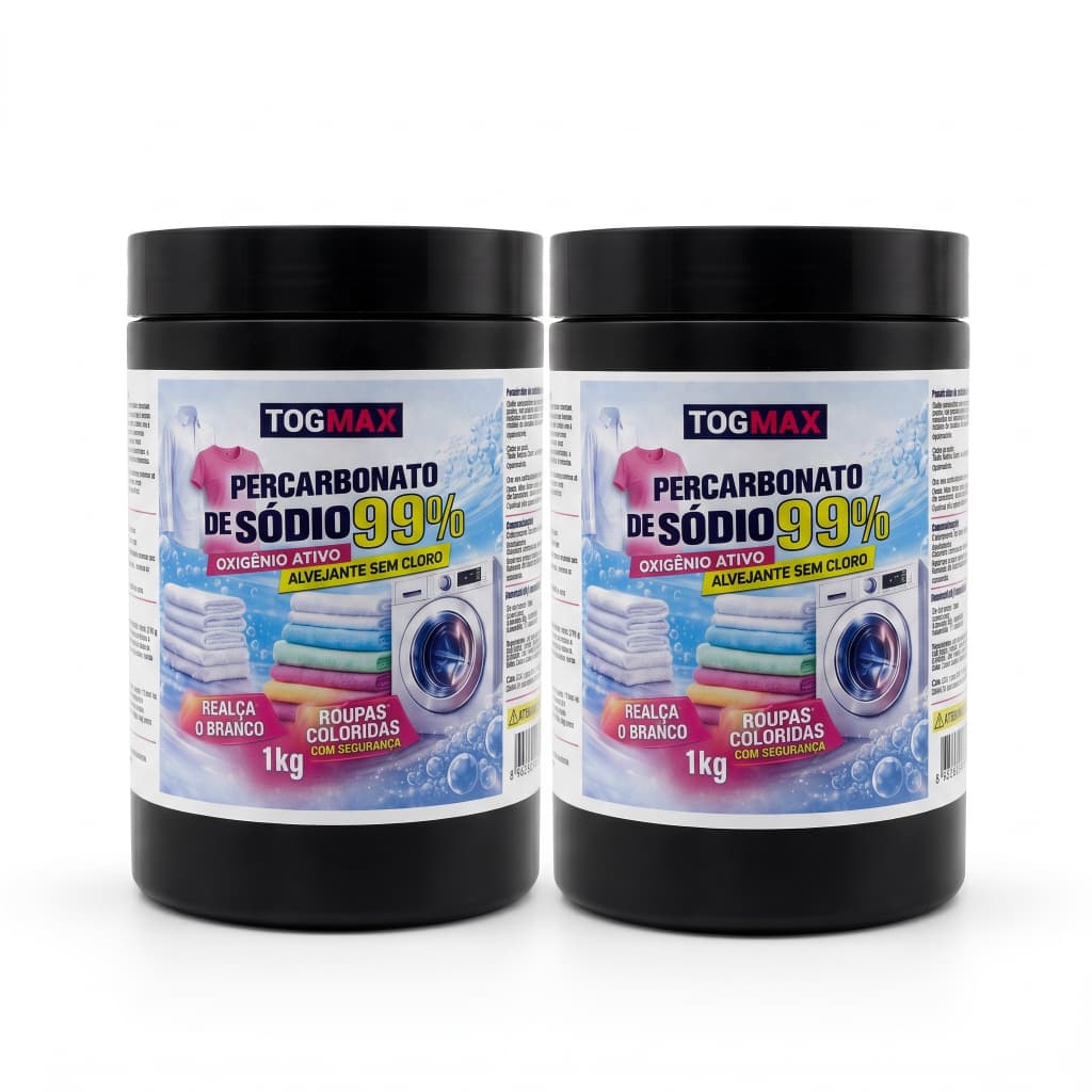 Removedor De Manchas Percarbonato de Sódio - Pote 1Kg Clareador Tecidos