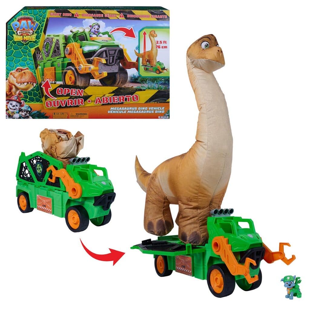 Veículo com Megasaurus Inflável de 76cm - Patrulha Canina